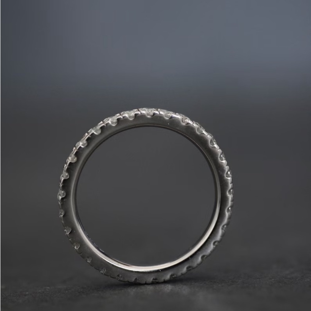 2mm Moissanite Eternity Band size 4 - Picture 2 of 2